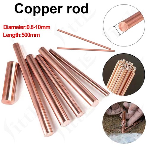 Solid copper bar - bar, round