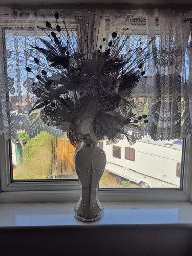 Bling vases with flowers - vases,