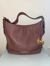 michael kors leather pink hobo