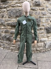 Flight Suit RAF Aircrew Genuine Issue Sage Green Coveralls Flame Resistant