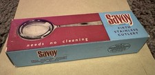 Vintage 1950s Stainless Cutlery Spoons In Original Box - Savoy Firth