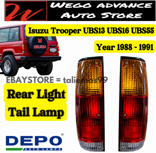 Isuzu trooper tail light pair - isuzu,