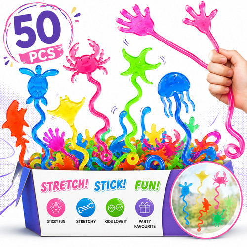 Pcs stretchy sticky hands - 50,
