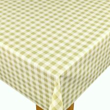 Gingham Small 12mm Check Tablecloth Wipe Clean PVC Vinyl Oilcloth Table Cover
