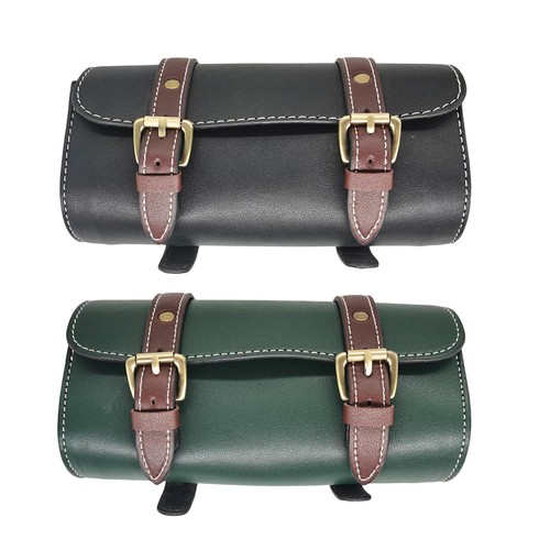 Vintage bike bag leather - ,