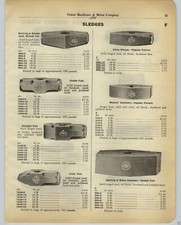 1930 PAPER AD Plumb Sledge Hammer Spalling Stone Mason's Spike Ship's Maul Wedge