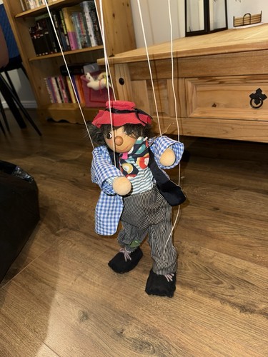 Marionette scarecrow puppet - puppet, by