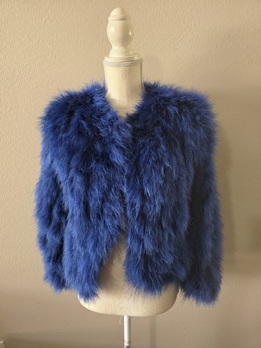 Royal blue cropped bolero - blue,