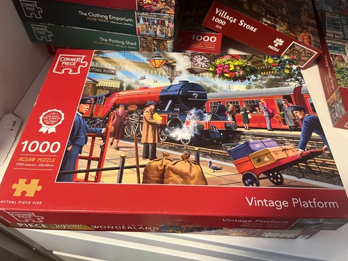 Vintage platform jigsaw - platform,