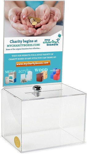 Acrylic charity donation - acrylic,
