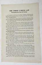 1916 Flyer, Anti- Woodrow
