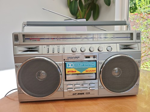 Vintage sharp 8989e stereo - vintage, gf-8989e,