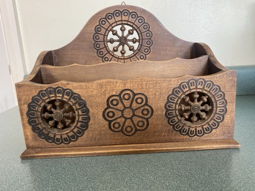 Wooden letter rack holder - wooden,