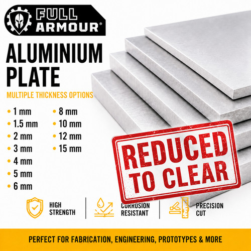 Aluminium plate sheet 5mm - aluminium,