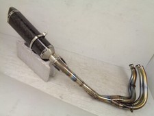 HONDA CBR1100XX SC35 Baby Face + Crushed Carbon Silencer Full Exhaust Muffler