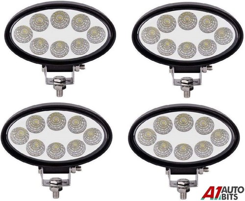 12v 24v 24w oval led - 4x,