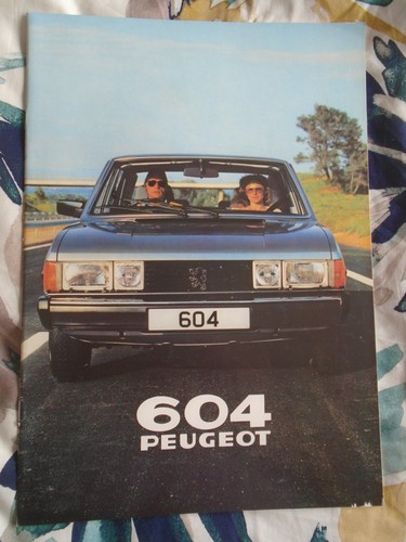 Peugeot 604 brochure 1980 - , uk