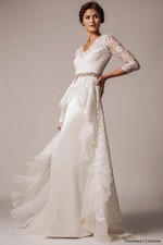 Temperley London Wedding Dress Posy Silk Organza  $5990 “flaws” Ivory/white