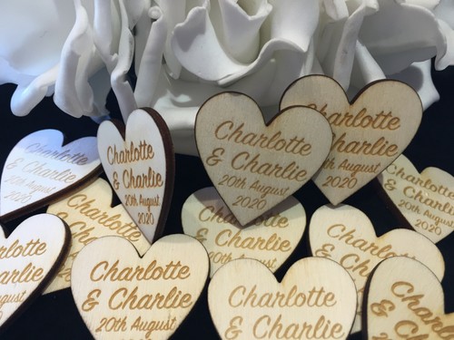 Personalised wooden love - personalised,