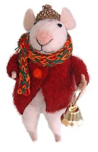 Christmas felt mouse with - felt,