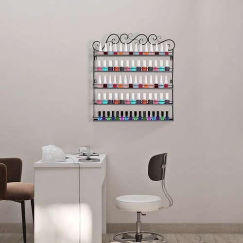 Tiers black nail polish - polish, rack
