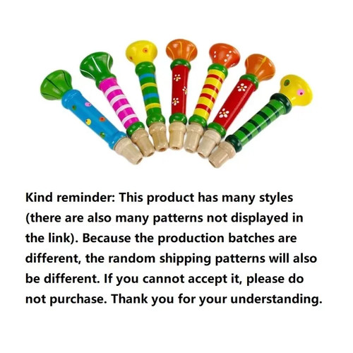 Wooden trumpet toy - trumpet,