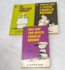 3 Charlie Brown Book Bundle By