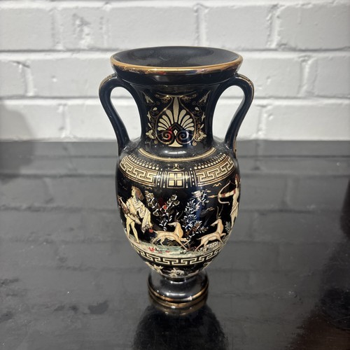 24k gold decorated greek urn - greek,