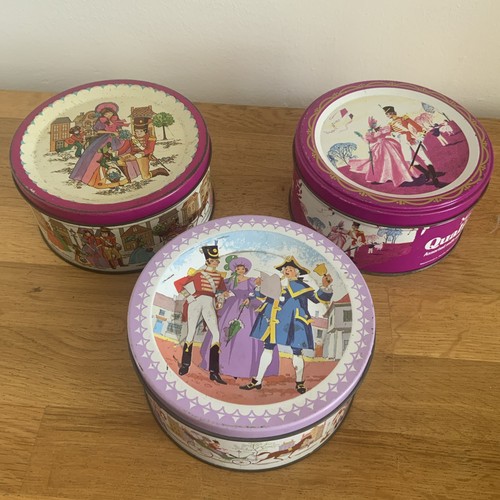 Vintage quality street tins - quality, x