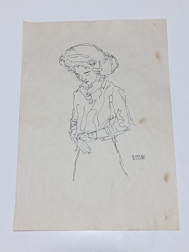 Gustav klimt drawing paper - gustav,