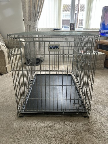 Folding dog crate heavy - crate, duty