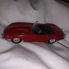 Red Corgi Jaguar E Type Die Cast Toy Car