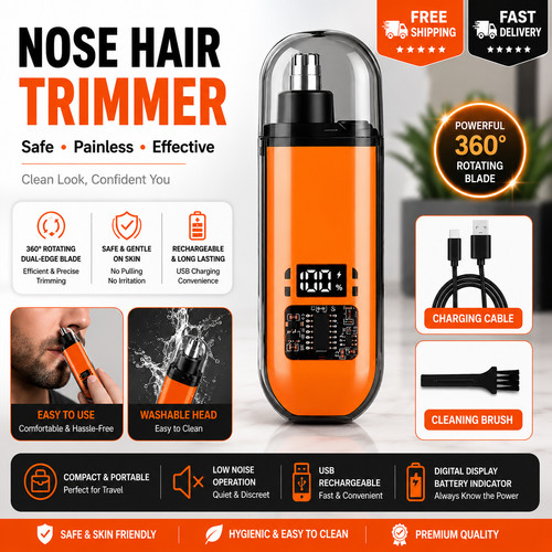 Electric nose hair trimmer usb - hair,