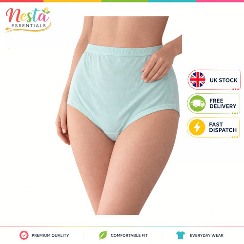 Ladies cotton rich full briefs - rich,
