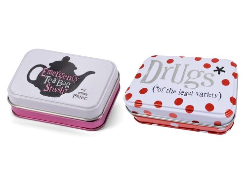 Household storage tins novelty - storage,