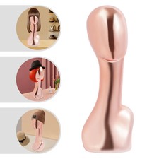 Freestanding Modern Mannequin Head For Wigs Hats Display Rose Gold