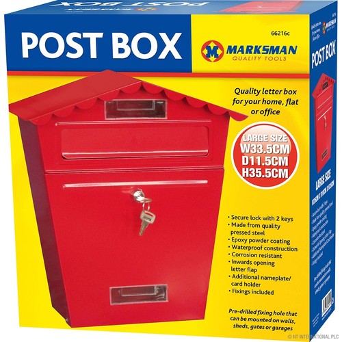 New large steel - post, box