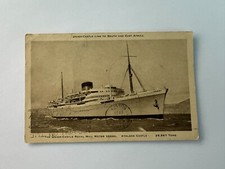 Vintage Maritime Postcard Athlone Castle Union Castle Lines Posted