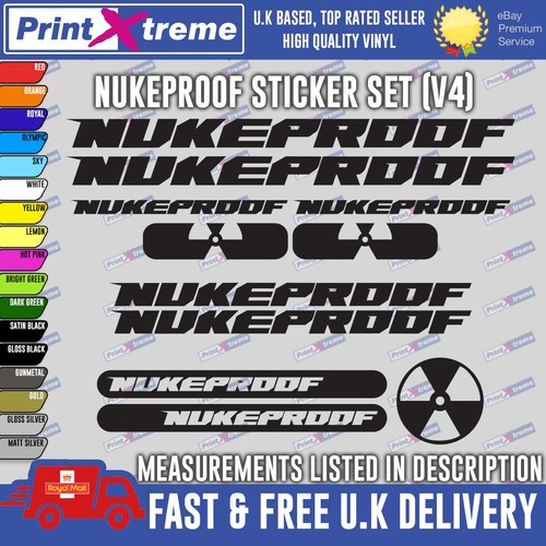 Nukeproof bike decal stickers - nukeproof,