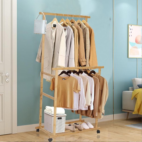 Double rods clothes rail - rods,