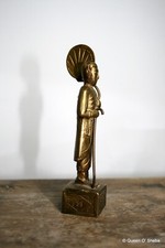 Buddhist Brass Monk holding