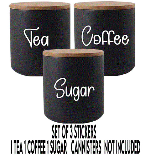 Coffee tea sugar - tea, decals