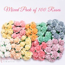 Mulberry Paper Open Roses