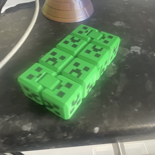 Minecraft creeper plastic - minecraft,