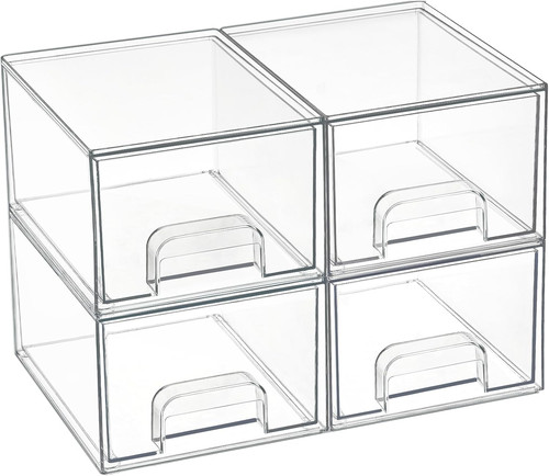 Stackable clear storage - clear,