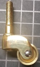 Cast Brass STEM CASTER cart