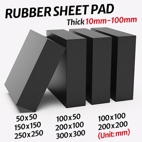 Black rubber sheet - sheet, pad