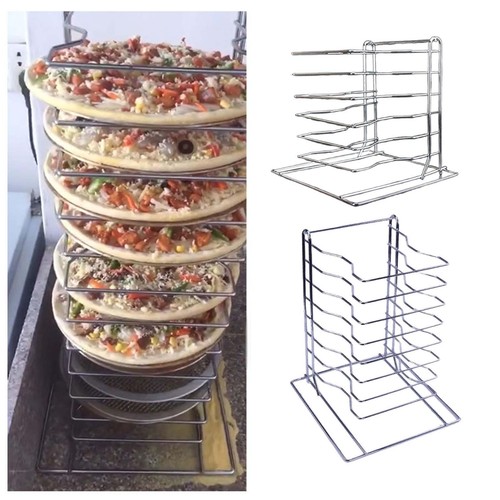 Pizza pan rack portable - pizza,