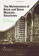 Maintenance Brick&Stone Mason by Sowden  New 9780419149309 Fast Free Shipping..