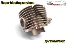 Yamaha RD500 vapour blasting services clutch engine cover casing aqua blast